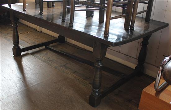 Oak refectory table